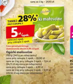Auchan Ogórki małosolne oferta