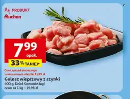 Auchan Gulasz wieprzowy z szynki oferta