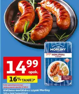 Auchan Kiełbasa morlińska z szynki Morliny oferta