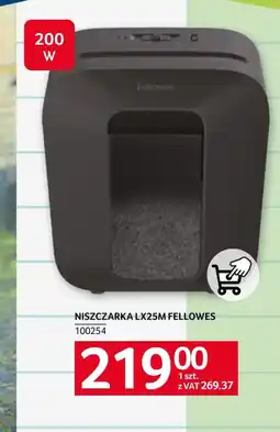 Selgros Niszczarka Fellowes oferta