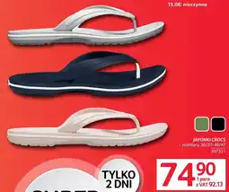 Selgros Japonki CROCS oferta