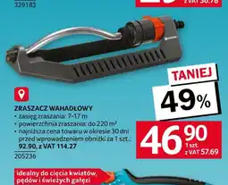 Selgros Zraszacz wahadłowy oferta