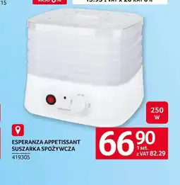 Selgros Suszarka do żywności Esperanza oferta