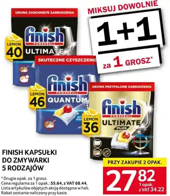 Selgros Kapsułki do zmywarki Finish oferta