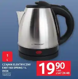 Selgros Esperanza czajnik elektryczny ekk116x spring inox oferta