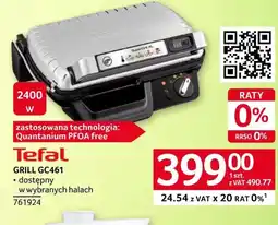 Selgros Grill Tefal oferta
