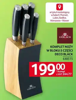Selgros Komplet noży Gerlach oferta