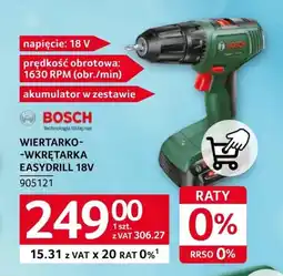 Selgros Wiertarko-wkrętarka Bosch oferta