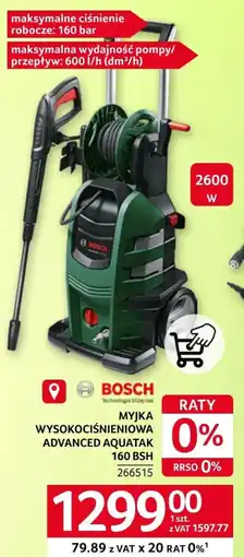 Selgros Myjka wysokociśnieniowa Bosch oferta