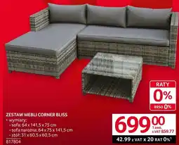 Selgros Zestaw mebli O oferta