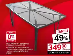Selgros Stół ogrodowy oferta
