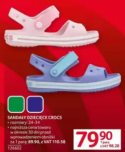 Selgros Sandały dziecięce CROCS oferta