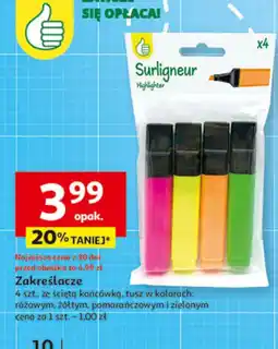 Auchan Zestaw zakreślaczy O oferta