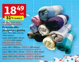 Auchan Prześcieradło z gumką oferta