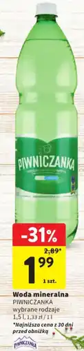 Intermarche Woda mineralna oferta