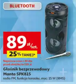 Auchan Głośnik bezprzewodowy Manta oferta