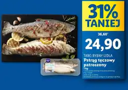 Lidl Pstrąg tęczowy Targ rybny Lidla oferta