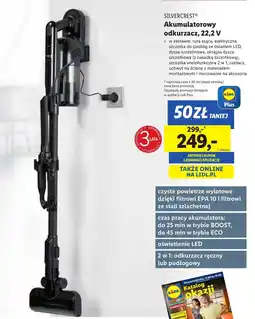 Lidl Akumulatorowy odkurzacz SilverCrest oferta
