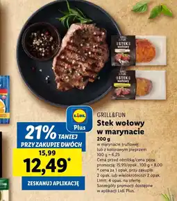 Lidl Stek w marynacie oferta
