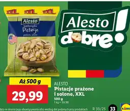 Lidl Pistacje prażone Alesto oferta