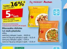 Auchan Mieszanka chińska lub meksykańska oferta