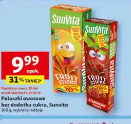 Auchan Paluszki owocowe Sunvita oferta