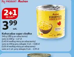 Auchan Kukurydza super słodka Auchan oferta