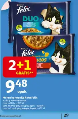 Auchan Mokra karma dla kota Felix oferta