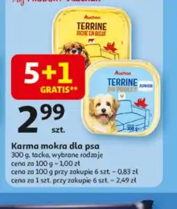 Auchan Karma mokra dla psa oferta