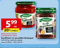 Auchan Konfitura lub powidła Herbapol oferta