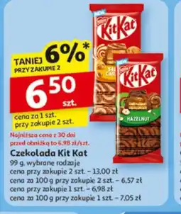 Auchan Czekolada Kit Kat oferta