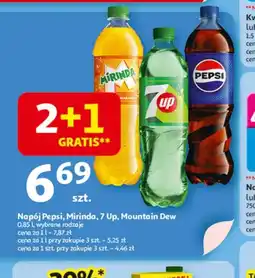 Auchan Napój Pepsi, Mirinda, 7 Up, Mountain Dew oferta