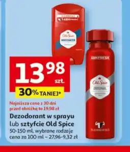 Auchan Dezodorant w sprayu lub sztyfcie Old Spice oferta