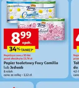 Auchan Papier toaletowy Foxy Camilla lub Jedwab oferta