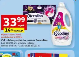 Auchan Zel lub kapsułki do prania Coccolino oferta
