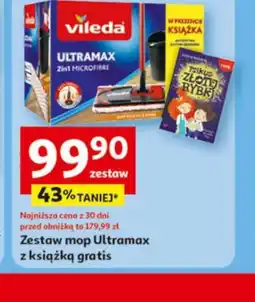 Auchan Zestaw mop Ultramax z książką gratis oferta