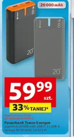 Auchan Powerbank Tracer Energen oferta