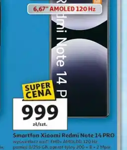 Auchan Smartfon Xiaomi Redmi Note 14 PRO oferta