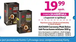 Auchan Kawa mielona Auchan Czerwony Ptak Dolce lub Forza oferta
