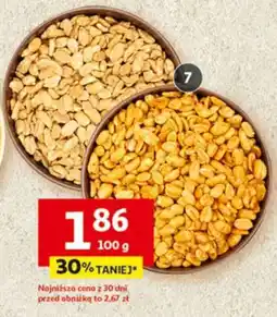 Auchan Orzechy ziemne prażone oferta