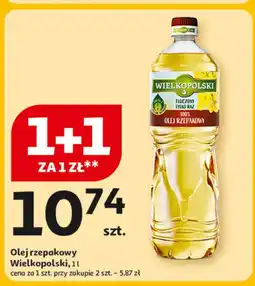 Auchan Olej Wielkopolski Rzepakowy oferta