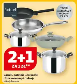 Auchan Patelnia ze stali nierdzewnej 26 cm Actuel oferta
