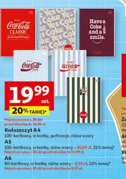 Auchan Kołozeszyt a6/80 k. kratka Interdruk oferta