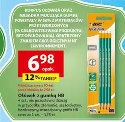 Auchan Ołówek z gumką Bic Evolution oferta