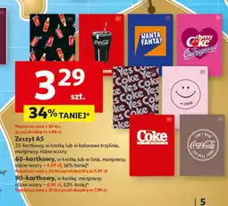 Auchan Kołozeszyt a5/80 k kratka Interdruk oferta