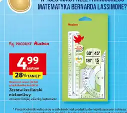 Auchan Zestaw kreślarski Auchan oferta