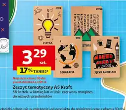 Auchan Zeszyt a5/58k język angielski Rexus oferta