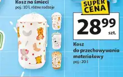 Auchan Kosz do przechowywania materiałowy 20 l oferta