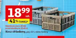 Auchan Kosz składany 32 l oferta