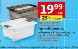 Auchan Pojemnik cornelia z klipsami 24 l oferta